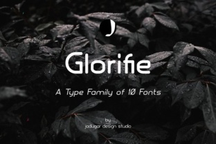 Glorifie: A Display Font for Elegant Branding