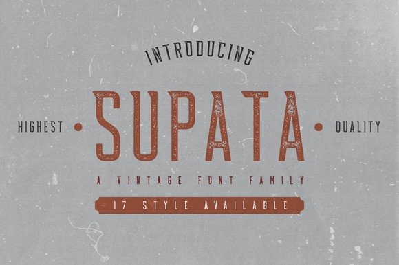 Supata Family: A Versatile Typeface Solution for Modern Design Workflows